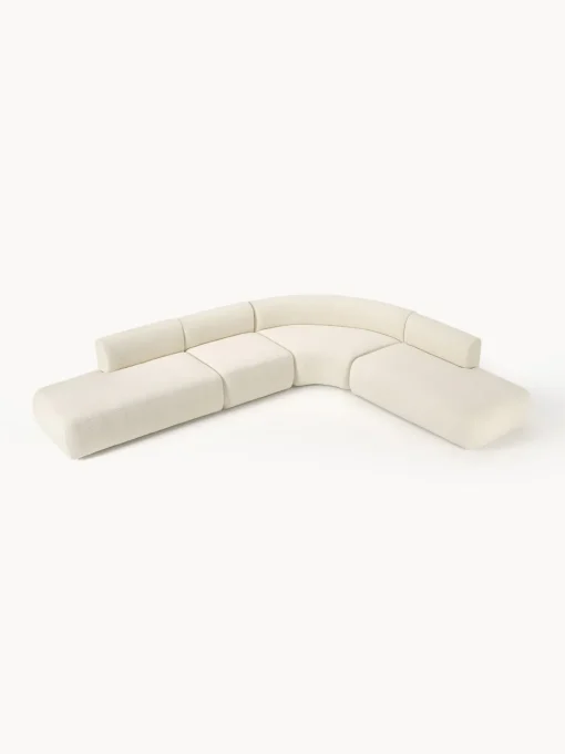 New Sofá rinconera modular de borreguillo Sofia (4 plazas) Sofás Rinconeras|Sofás