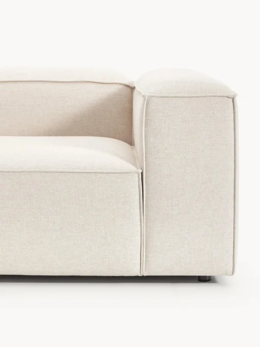 Sofás>Westwing Collection Sofá rinconera modular de mezcla de lino Lennon Mezcla de lino beige