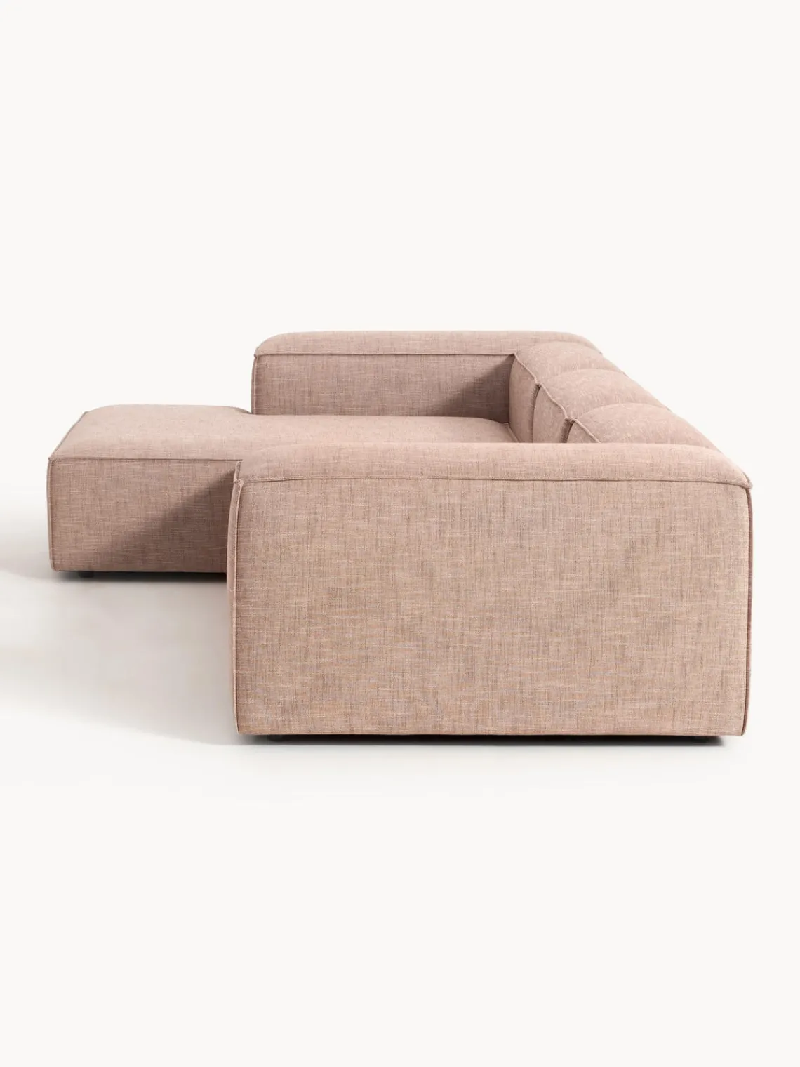 Hot Sofá rinconera modular de mezcla de lino Lennon Sofás