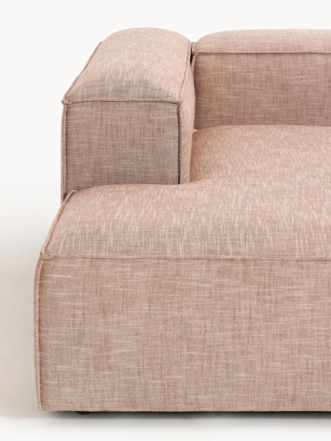 Hot Sofá rinconera modular de mezcla de lino Lennon Sofás