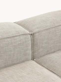 Outlet Sofá rinconera modular de mezcla de lino Lennon Sofás