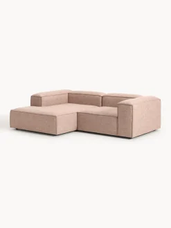 Outlet Sofá rinconera modular de mezcla de lino Lennon Sofás