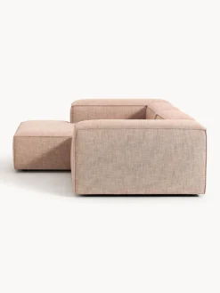 Outlet Sofá rinconera modular de mezcla de lino Lennon Sofás