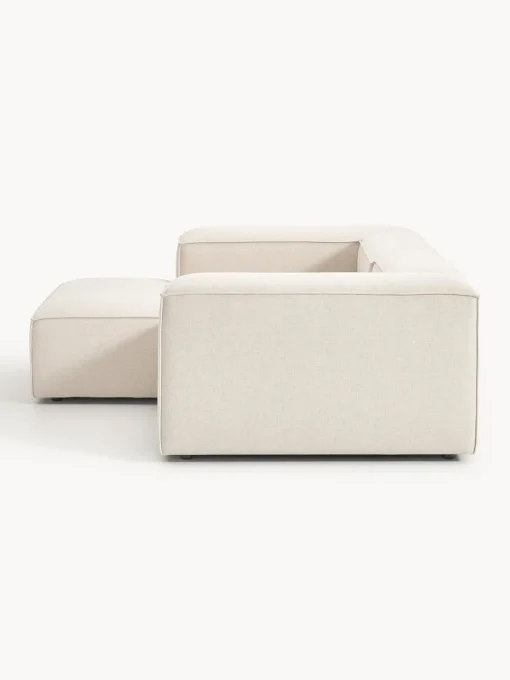 Sofás>Westwing Collection Sofá rinconera modular de mezcla de lino Lennon Mezcla de lino beige