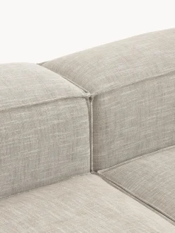 Sofás></noscript>Westwing Collection Sofá rinconera modular de mezcla de lino Lennon Mezcla de lino gris