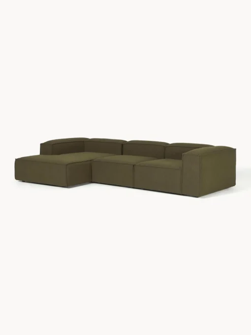 New Sofá rinconera modular en tejido bouclé Lennon Sofás