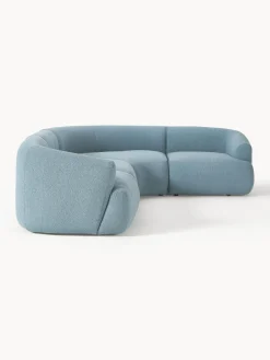 Sofá rinconera modular en tejido bouclé Sofia (4 plazas) Sofás Rinconeras|Sofás