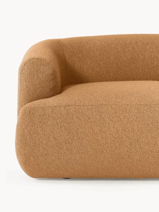 Sofás Rinconeras|Sofás>Westwing Collection Sofá rinconera modular en tejido bouclé Sofia (4 plazas) Bouclé marrón claro