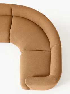 Sofás Rinconeras|Sofás></noscript>Westwing Collection Sofá rinconera modular en tejido bouclé Sofia (4 plazas) Bouclé marrón claro