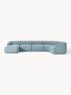 Sofá rinconera modular en tejido bouclé Sofia Sofás Rinconeras|Sofás
