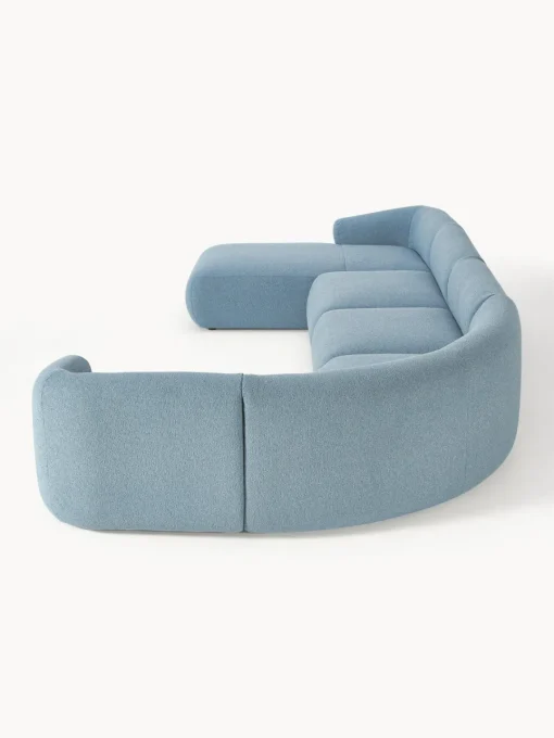 Sofá rinconera modular en tejido bouclé Sofia Sofás Rinconeras|Sofás