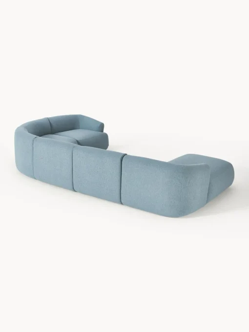 Sofá rinconera modular en tejido bouclé Sofia Sofás Rinconeras|Sofás