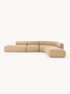 New Sofá rinconera modular en tejido bouclé Sofia (4 plazas) Sofás Rinconeras|Sofás
