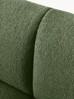 Sofás Rinconeras|Sofás></noscript>Westwing Collection Sofá rinconera modular en tejido bouclé Sofia (4 plazas) Bouclé verde oscuro