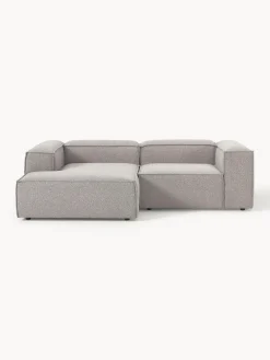 Sofás>Westwing Collection Sofá rinconera modular en tejido bouclé Lennon Bouclé taupe
