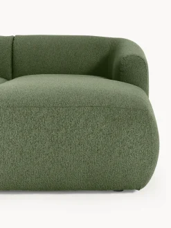 Outlet Sofá rinconera modular en tejido bouclé Sofia (3 plazas) Sofás Rinconeras|Sofás