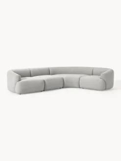 New Sofá rinconera modular en tejido bouclé Sofia (4 plazas) Sofás Rinconeras|Sofás