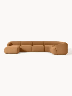 Sofá rinconera modular en tejido bouclé Sofia Sofás Rinconeras|Sofás
