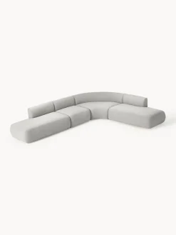 New Sofá rinconera modular en tejido bouclé Sofia (4 plazas) Sofás Rinconeras|Sofás