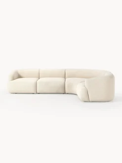 Sale Sofá rinconera modular en tejido bouclé Sofia (4 plazas) Sofás Rinconeras|Sofás