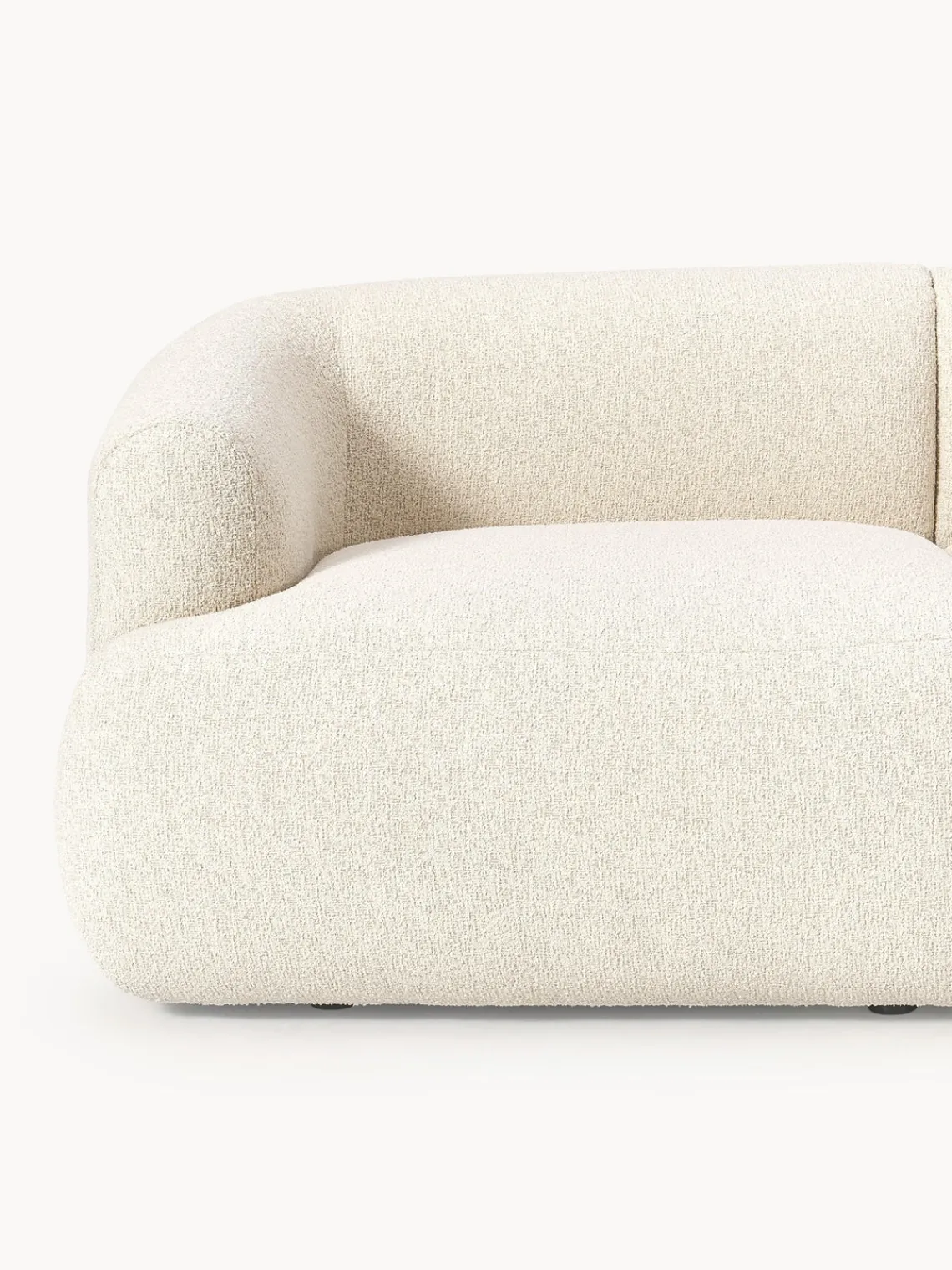 Sale Sofá rinconera modular en tejido bouclé Sofia (4 plazas) Sofás Rinconeras|Sofás