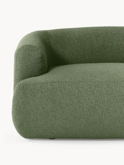 Sofás Rinconeras|Sofás></noscript>Westwing Collection Sofá rinconera modular en tejido bouclé Sofia (4 plazas) Bouclé verde oscuro