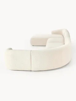 Sofás Rinconeras|Sofás></noscript>Westwing Collection Sofá rinconera modular en tejido bouclé Sofia Bouclé blanco Off White