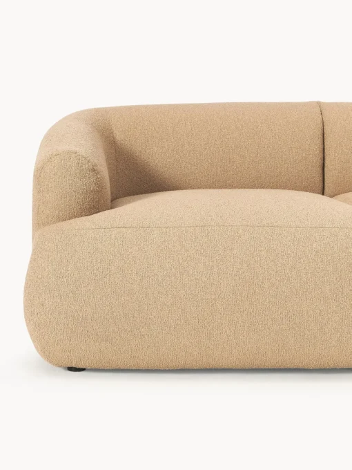Sofás Rinconeras|Sofás>Westwing Collection Sofá rinconera modular en tejido bouclé Sofia (4 plazas) Bouclé beige