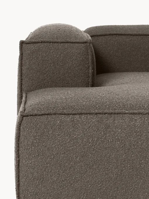 Sofás>Westwing Collection Sofá rinconera modular en tejido bouclé Lennon Bouclé greige