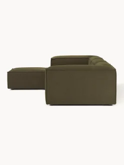 Clearance Sofá rinconera modular en tejido bouclé con reposapiés izquierdo/derecho Lennon (4 plazas) Sofás 4 Plazas|Sofás