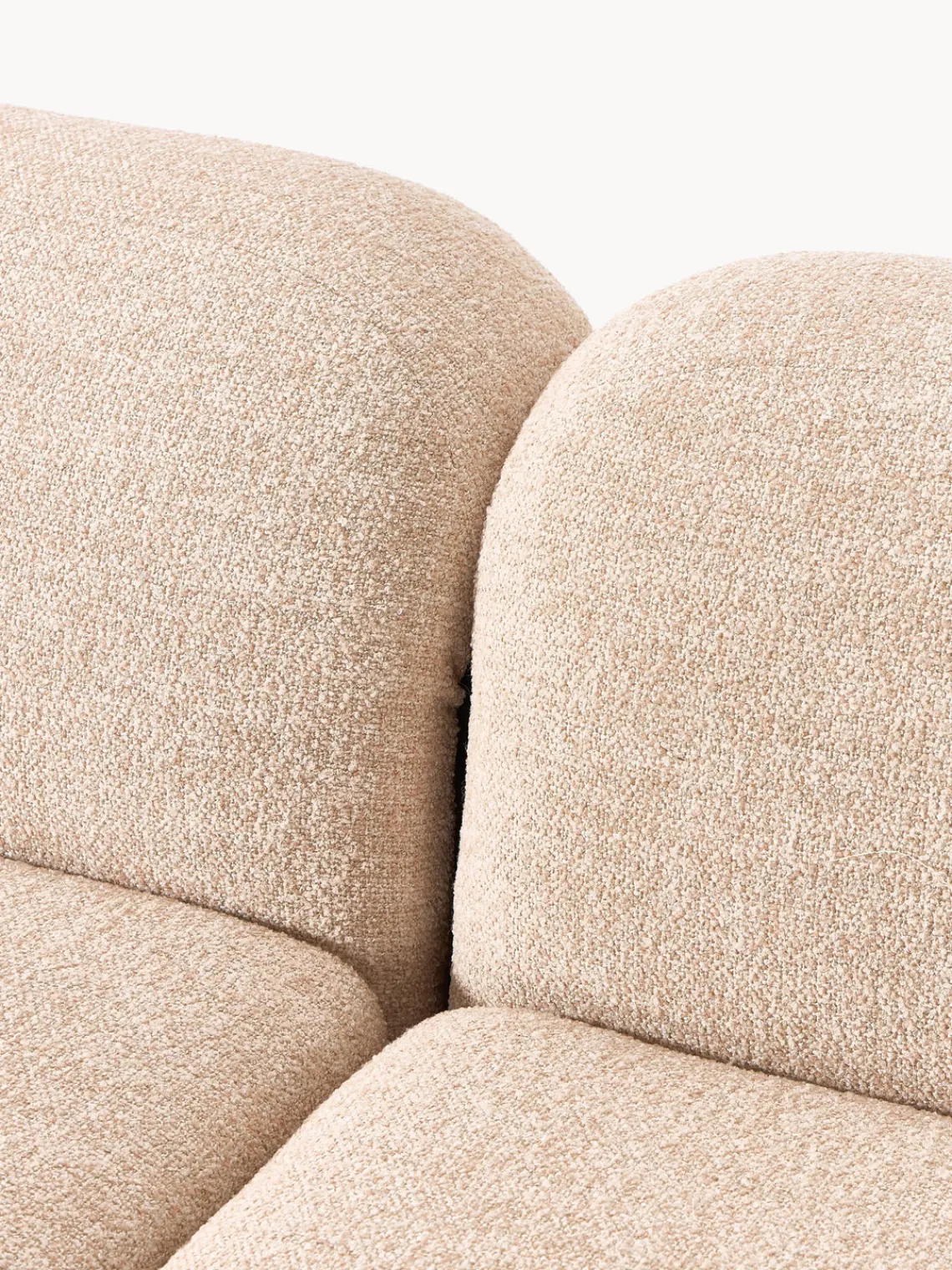 Clearance Sofá rinconera modular en tejido bouclé Wolke (4 plazas) Sofás Rinconeras|Sofás