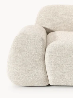 Sofás Rinconeras|Sofás></noscript>Westwing Collection Sofá rinconera modular en tejido bouclé Wolke (4 plazas) Bouclé beige claro