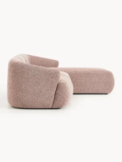 Sofás Rinconeras|Sofás></noscript>Westwing Collection Sofá rinconera modular en tejido bouclé Sofia (3 plazas) Bouclé jaspeado, rojo óxido