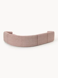 Discount Sofá rinconera modular en tejido bouclé Sofia (4 plazas) Sofás Rinconeras|Sofás