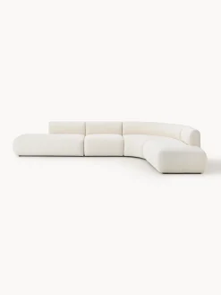 Best Sofá rinconera modular en tejido bouclé Sofia (4 plazas) Sofás Rinconeras|Sofás