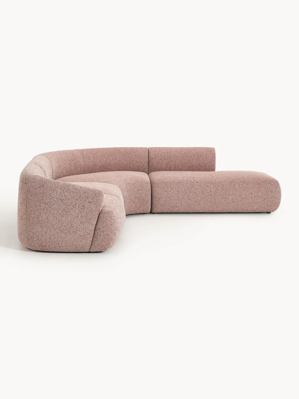 Sale Sofá rinconera modular en tejido bouclé Sofia (4 plazas) Sofás Rinconeras|Sofás