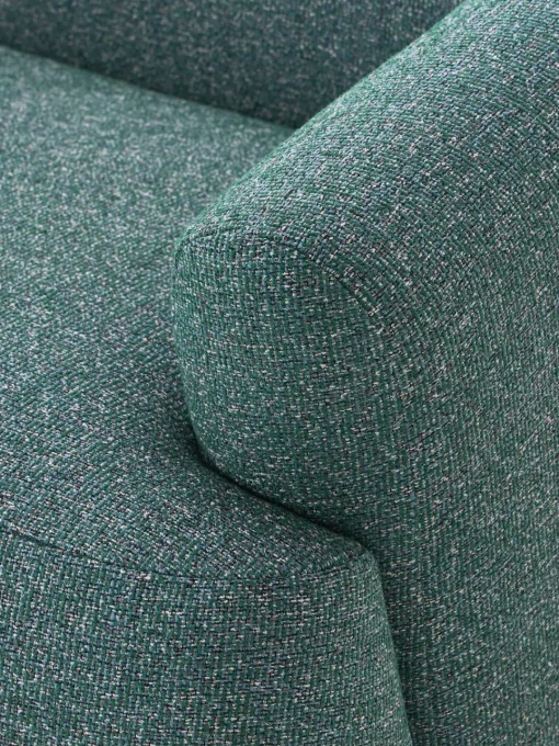 Outlet Sofá rinconera modular en tejido bouclé Sofia Sofás Rinconeras|Sofás
