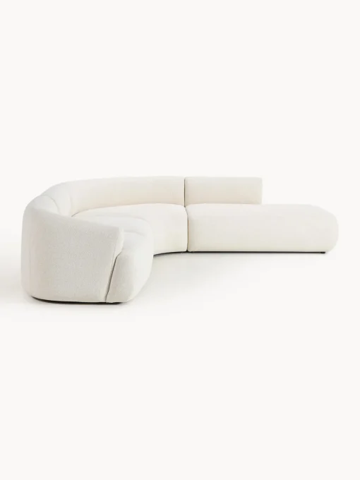 Sofá rinconera modular en tejido bouclé Sofia (4 plazas) Sofás Rinconeras|Sofás