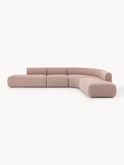 Best Sofá rinconera modular en tejido bouclé Sofia (4 plazas) Sofás Rinconeras|Sofás