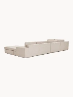 Sofás Rinconeras|Sofás></noscript>Westwing Collection Sofá rinconera modular grande con tapizado desenfundable Russell Tejido beige jaspeado