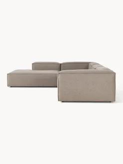 Sofás></noscript>Westwing Collection Sofá rinconera modular grande Lennon Tejido taupe