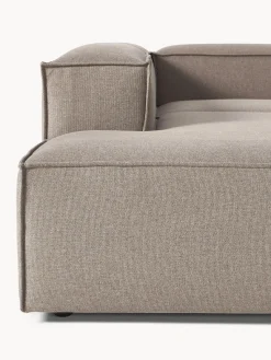 Sofás></noscript>Westwing Collection Sofá rinconera modular grande Lennon Tejido taupe