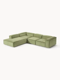 Sofá rinconera modular grande de pana Lennon Sofás