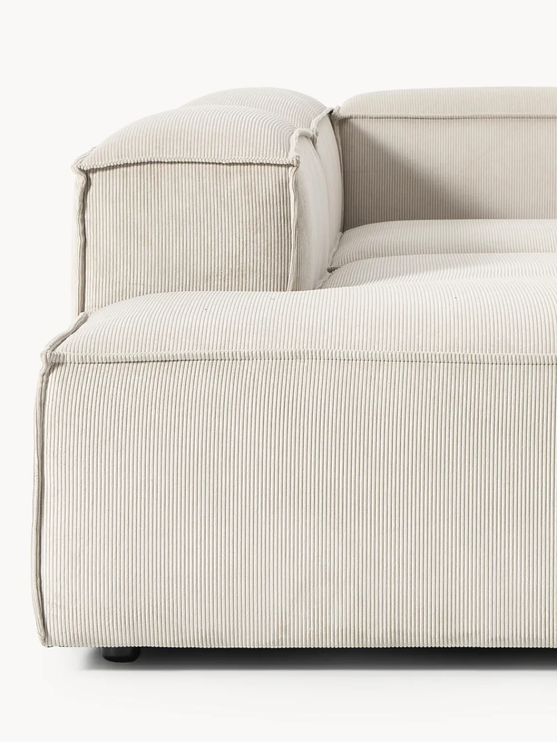 Online Sofá rinconera modular grande de pana Lennon Sofás