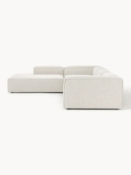 Hot Sofá rinconera modular grande en tejido bouclé Lennon Sofás