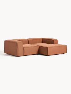 Sofás></noscript>Westwing Collection Sofá rinconera modular Lennon Tejido terracota