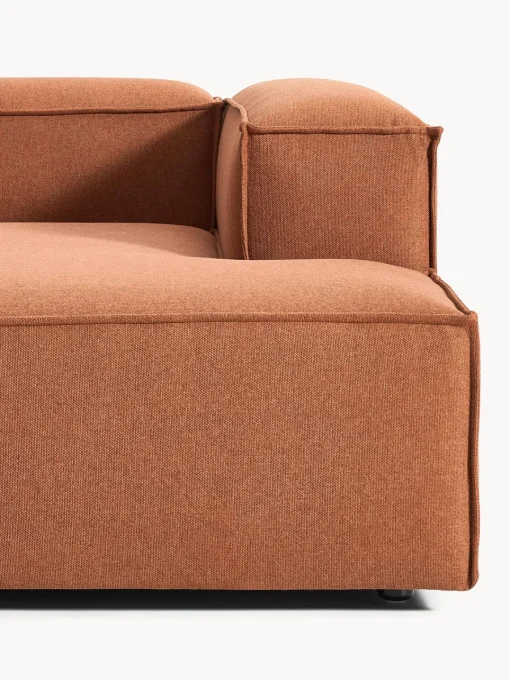 Sofás>Westwing Collection Sofá rinconera modular Lennon Tejido terracota