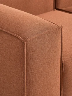 Sofás></noscript>Westwing Collection Sofá rinconera modular Lennon Tejido terracota