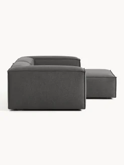 Sofás></noscript>Westwing Collection Sofá rinconera modular Lennon Tejido gris antracita