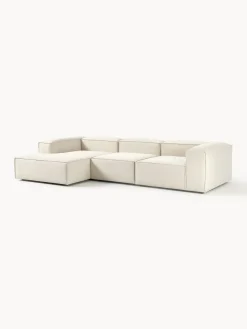 Sofás></noscript>Westwing Collection Sofá rinconera modular Lennon Tejido blanco Off White